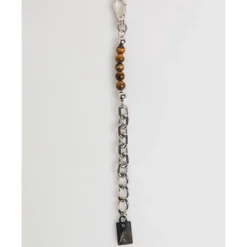 Pulsera de Hombre con Cadena de Plata y Cuentas
