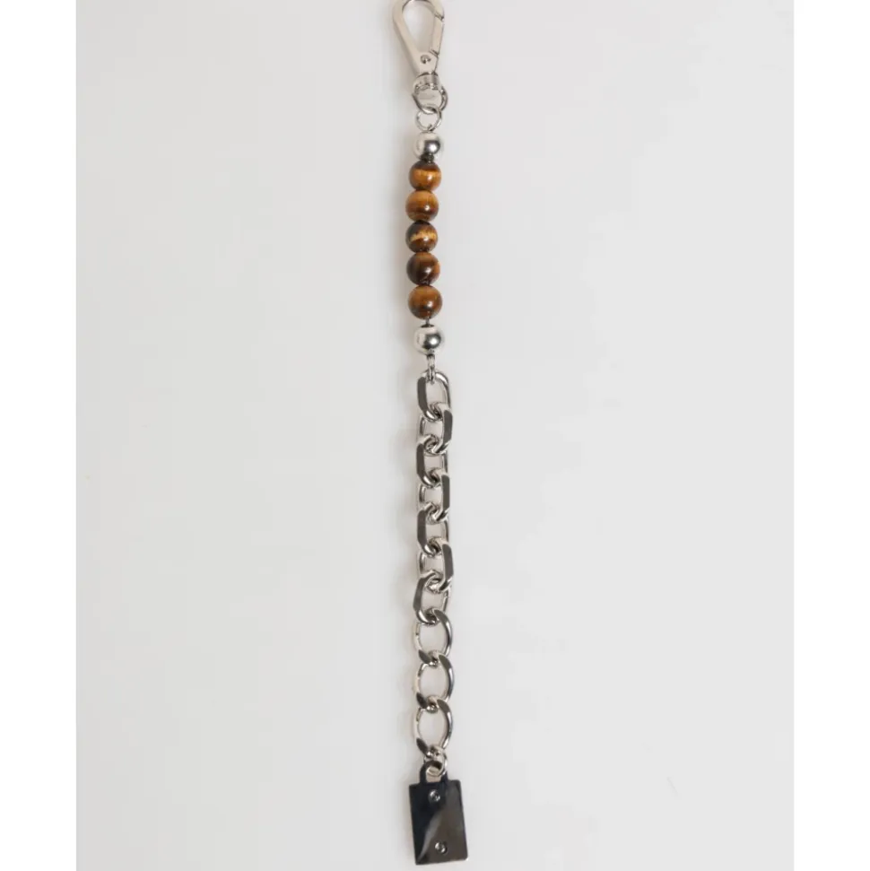 Pulsera de Hombre con Cadena de Plata y Cuentas