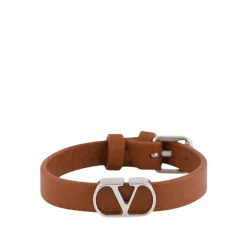 Pulsera VLogo de cuero