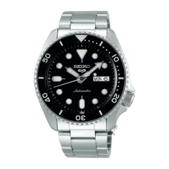 Reloj Deportivo Automático Plateado Moderno