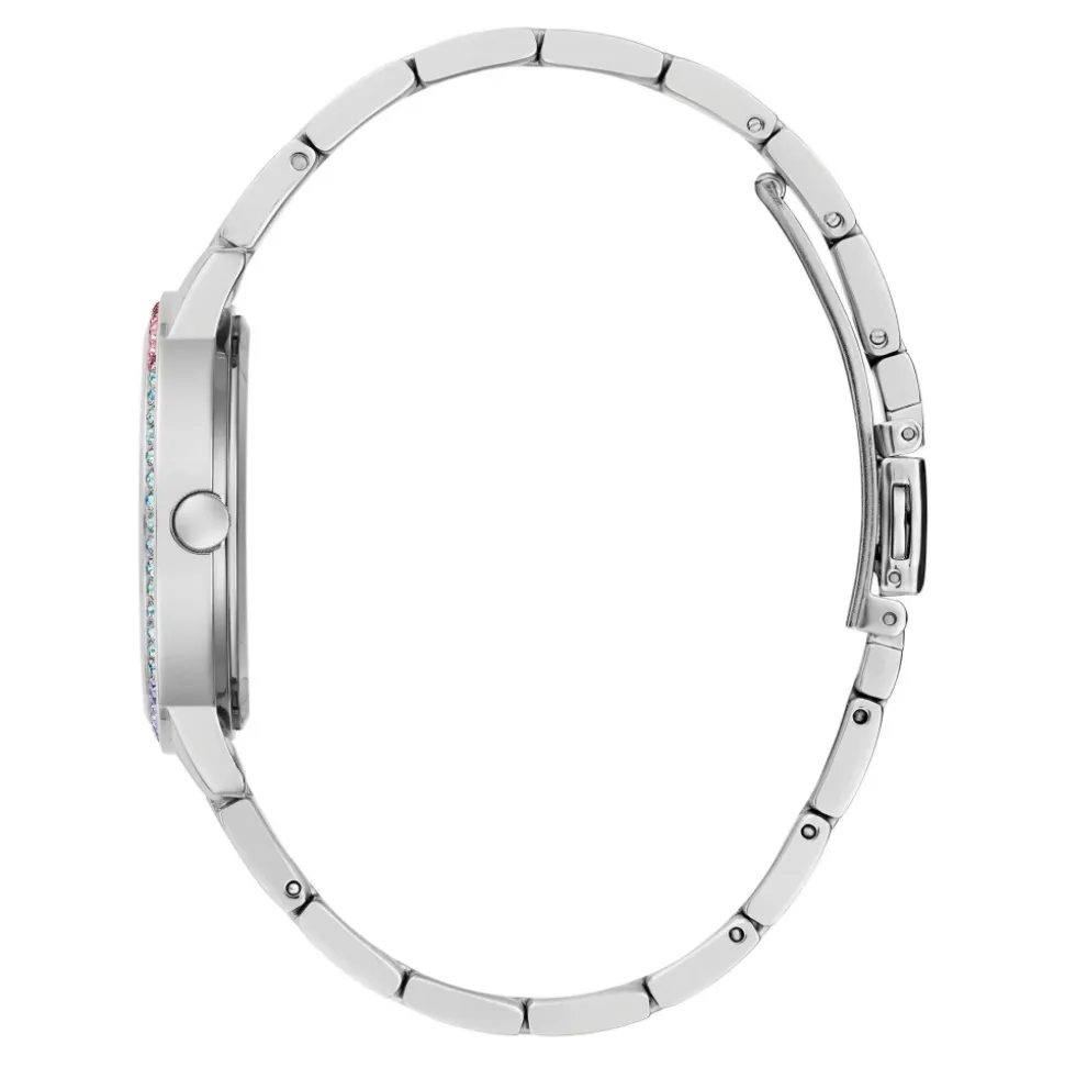 Reloj de pulsera para mujer TRES DE CORAZONES plata 34 mm GW0657L1