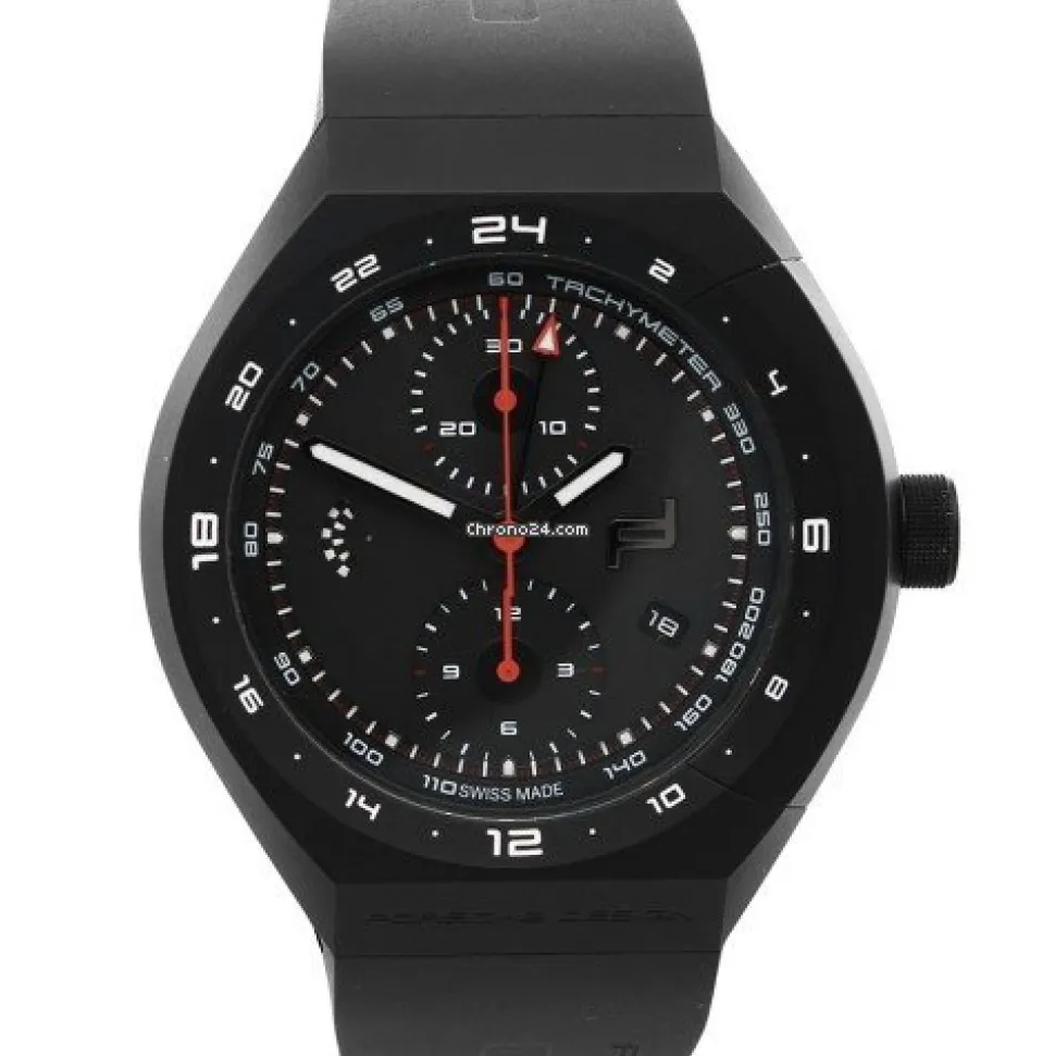 Reloj el diseño de Porsche - Uomo - 6030.6.01.007.05.2 - Porsche Design Monobloc Actuator 24H -CHRONOTIMER BLACK CAUMBRE