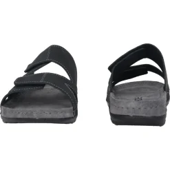 Sandalia de cuero para hombre - Negro
