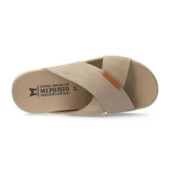 Sandalia de hombre beige - Calzado de cuero