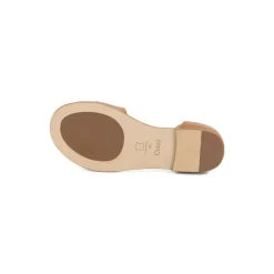 Sandalias con adorno de logo
