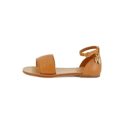 Sandalias con adorno de logo