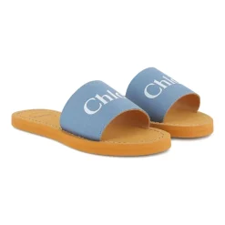 Sandalias con estampado del logo