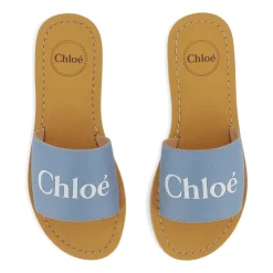 Sandalias con estampado del logo