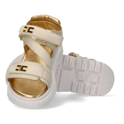 Sandalias con logo