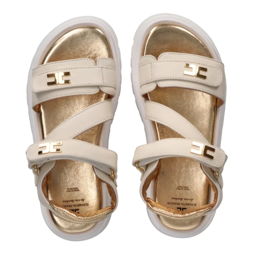 Sandalias con logo
