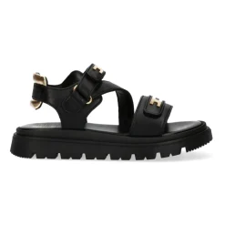 Sandalias con logo en la tira