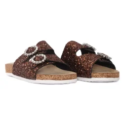 Sandalias con Purpurina