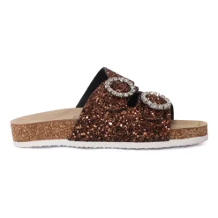 Sandalias con Purpurina