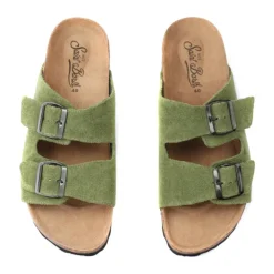 Sandalias de Algodón Verde