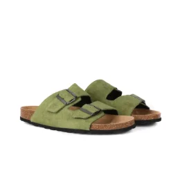 Sandalias de Algodón Verde
