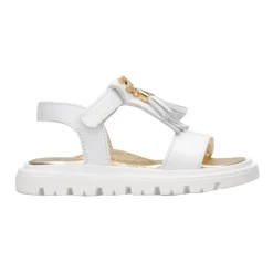 Sandalias de cuero con adorno de borlas