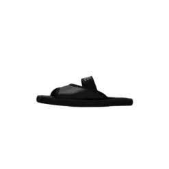 Sandalias de Cuero con Logotipo