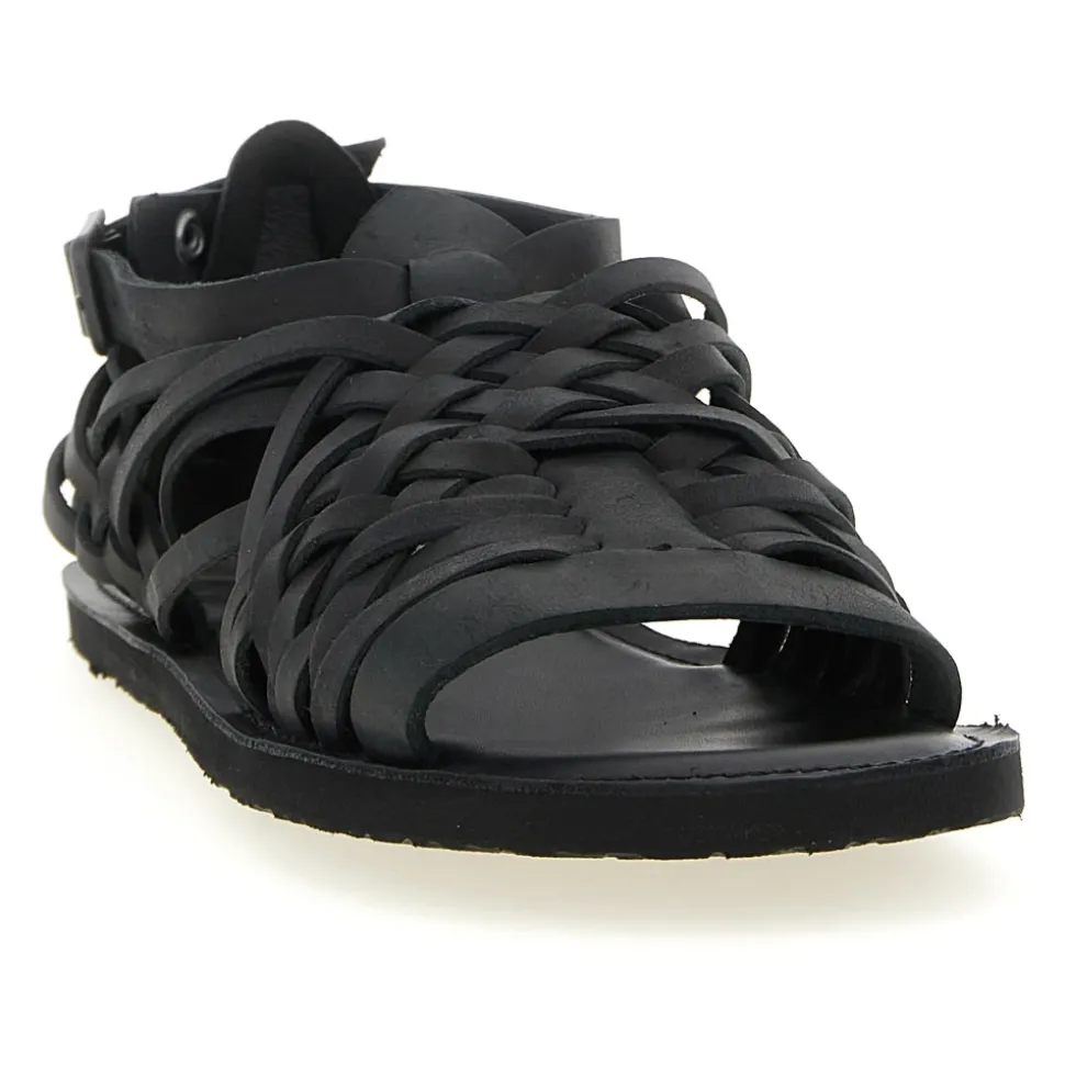 Sandalias de Cuero Trenzado