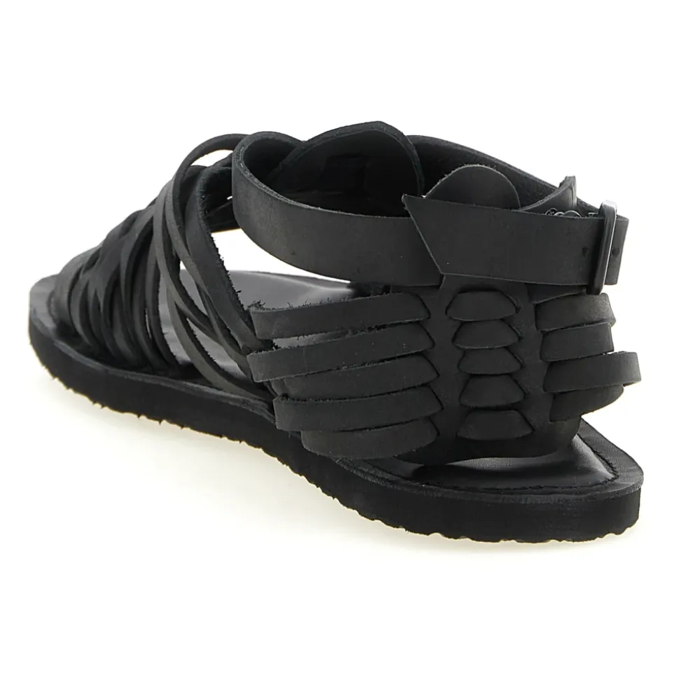 Sandalias de Cuero Trenzado