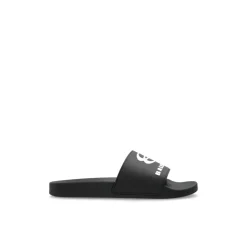 Sandalias de goma con logo