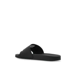 Sandalias de goma con logo
