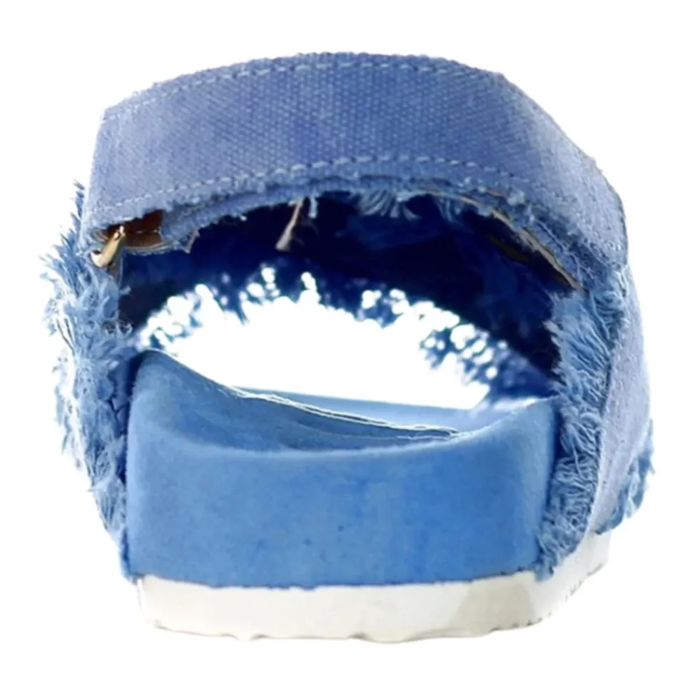 Sandalias de Niños en Denim Azul Hechas a Mano