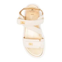 Sandalias de Tiras de Cuero