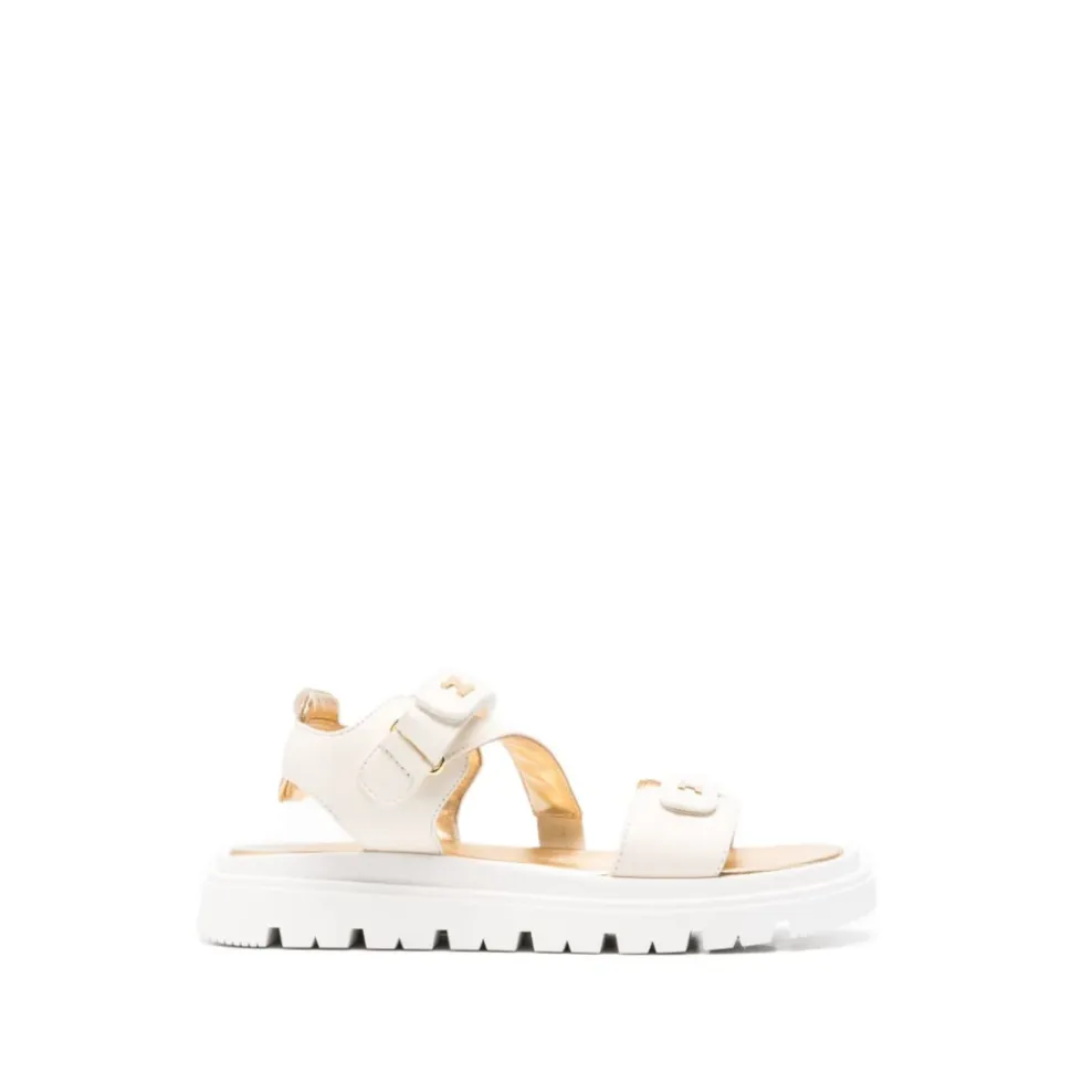 Sandalias de Tiras de Cuero
