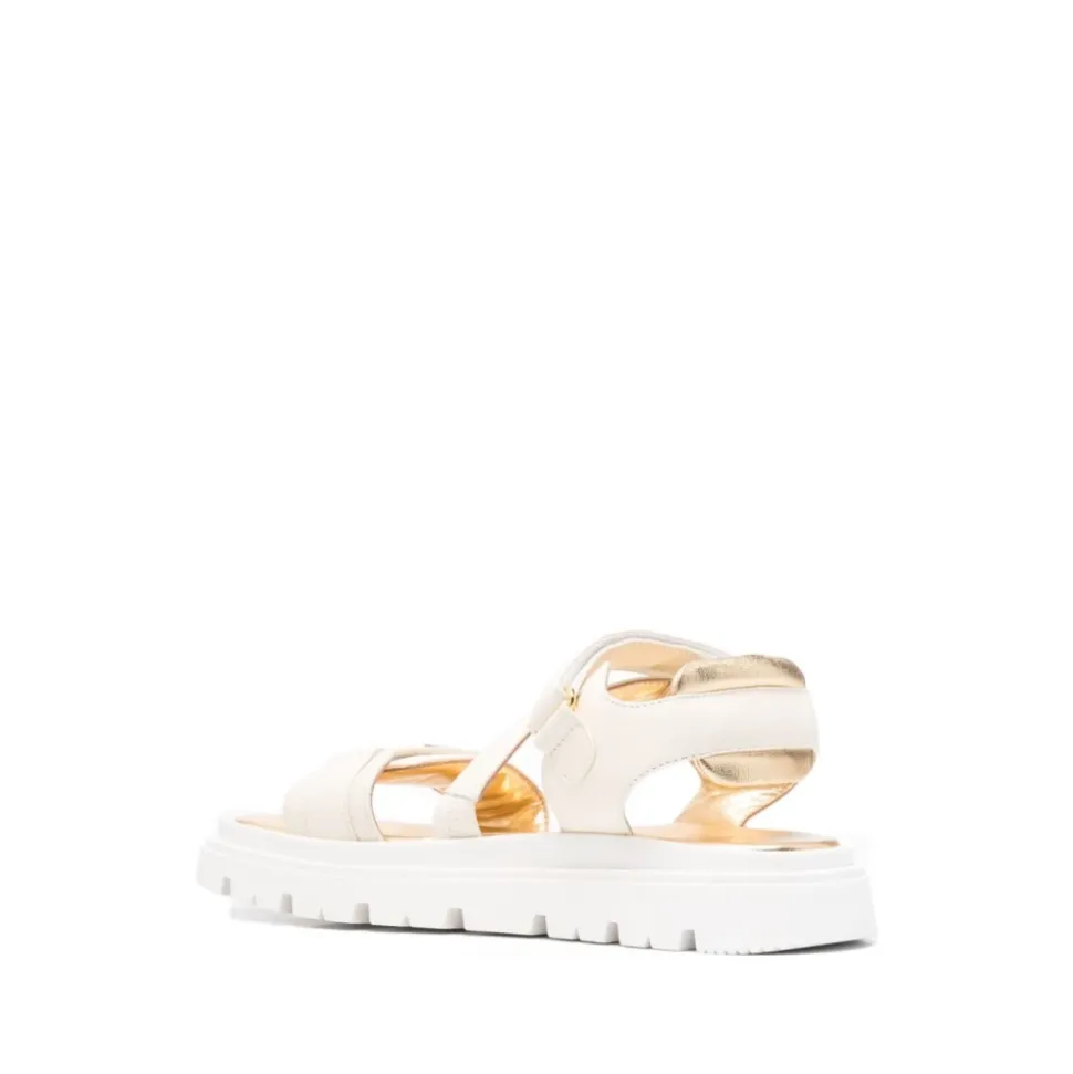 Sandalias de Tiras de Cuero