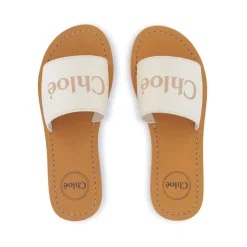 Sandalias Marfil Almendra Punta Abierta