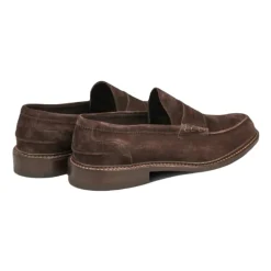 Sandalias Mocasín de Ante Marrón