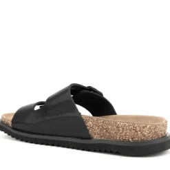 sandalias negras casuales