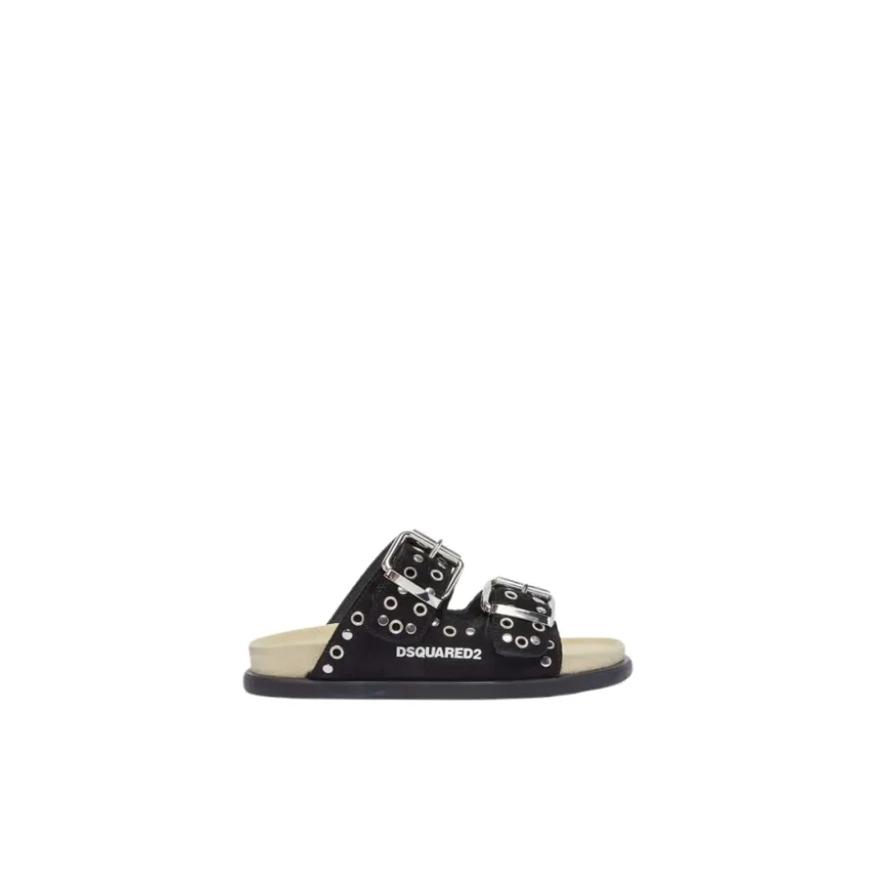 Sandalias Negras de Moda para Niños