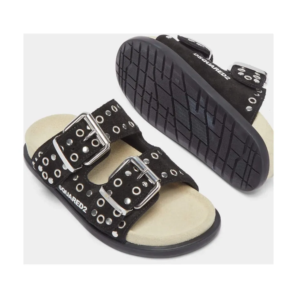 Sandalias Negras de Moda para Niños