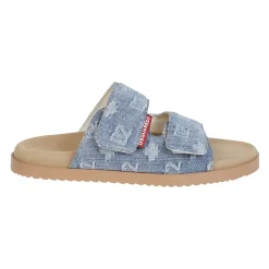 Sandalias Planas con Monograma