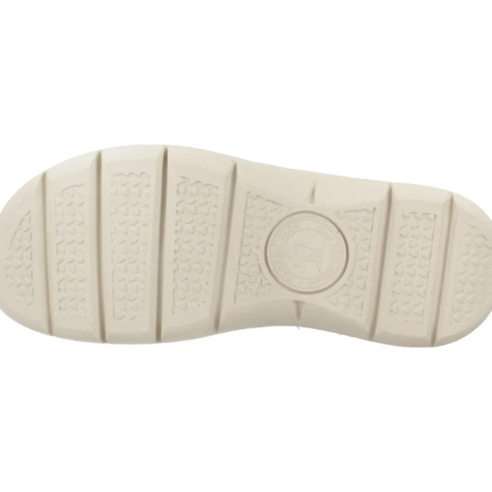 Sandalias planas elegantes con correa adhesiva