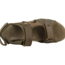 Sandalias planas elegantes con correa adhesiva