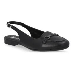 Sandalias planas negras para mujeres