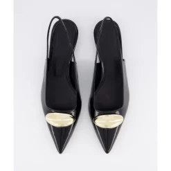 Sandalias Slingback Negras