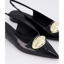 Sandalias Slingback Negras