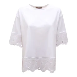 San Gallo Pois Ricamo T-Shirt