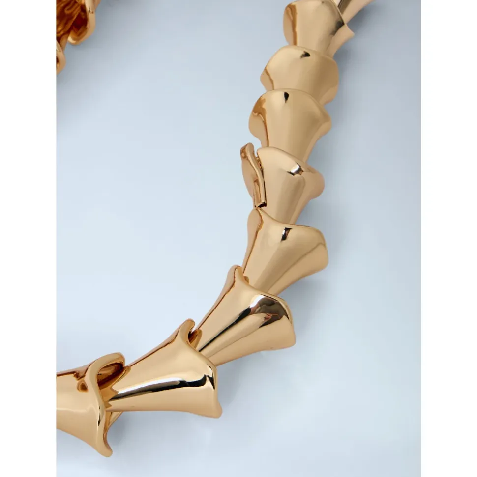 Sculptural Gold-Tone Necklace