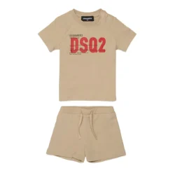 Set con shorts e stampa logo