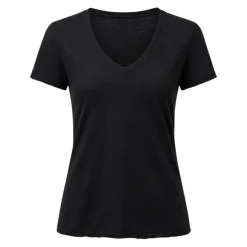 Sheer Slub Casual V Neck