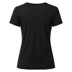 Sheer Slub Casual V Neck