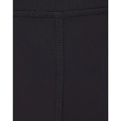 Shorts negros con logo de cintura alta
