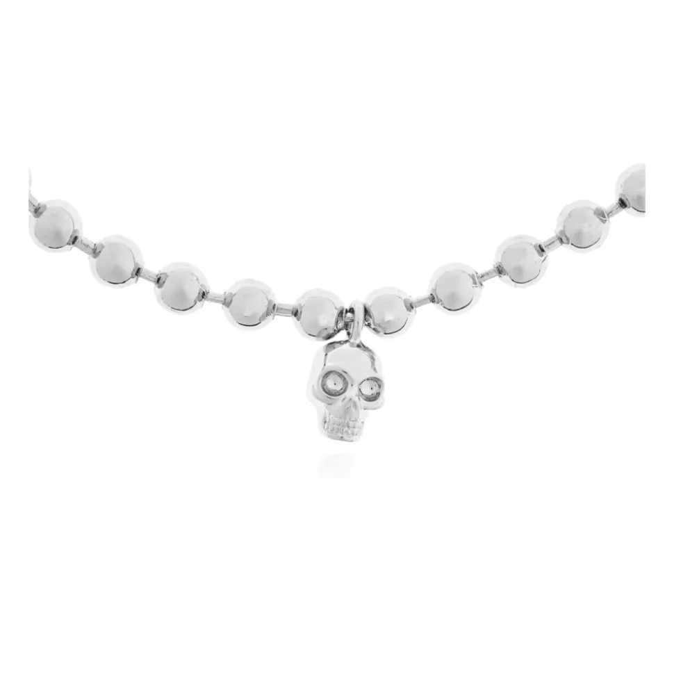 Skull & Pearl Necklace