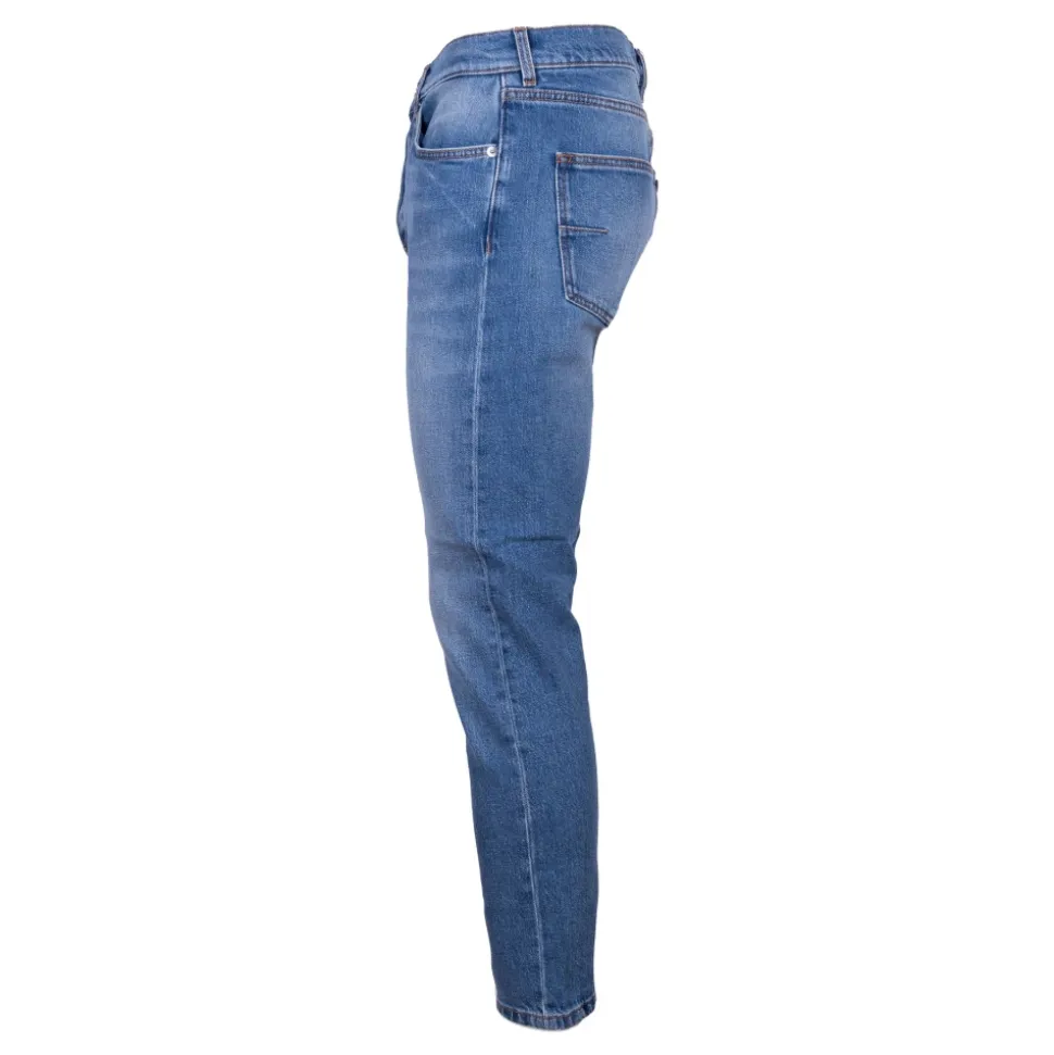 Slim Fit Denim Jeans Made in Italy