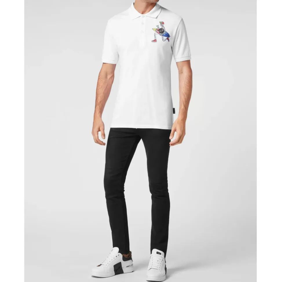 Slim Fit Polo Shirt SS Hawaii