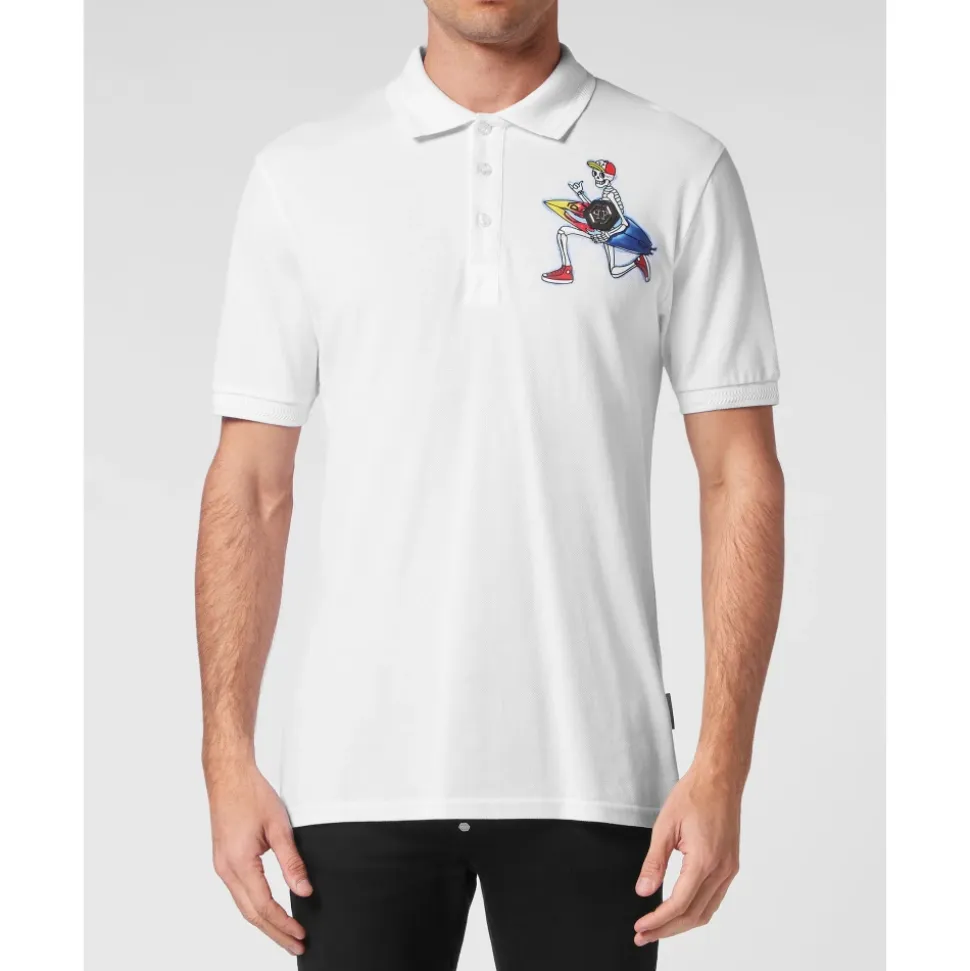 Slim Fit Polo Shirt SS Hawaii